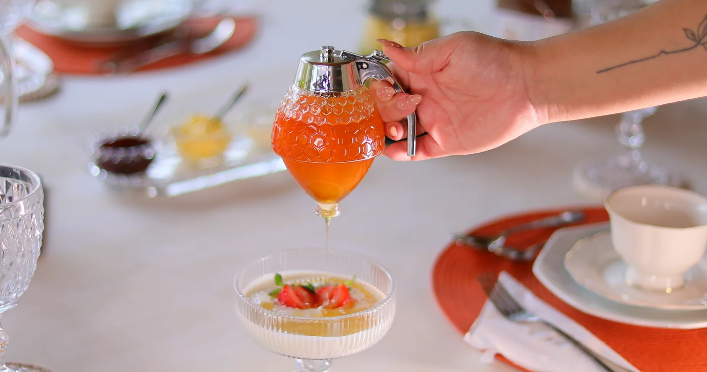 Drink servido na mesa